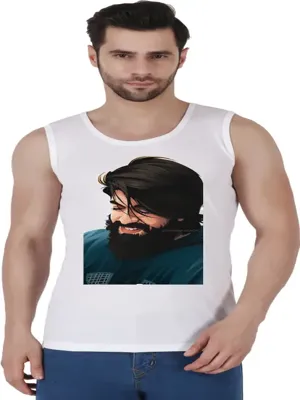 printed vest for men